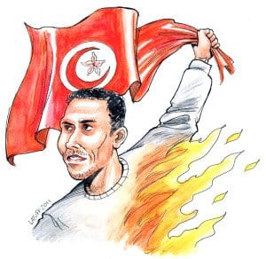 Mohamed Bouzizi si suicidò per protestare contro le condizioni terribili di vita nella Tunisia centrale