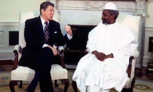 hissène habré e ronald regan
