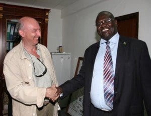 con riek machar juba (sud sudan) 1-2-2011