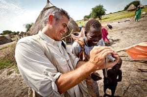 george clooney in africa