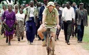 un agricoltore bianco