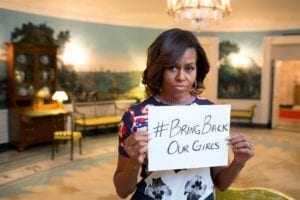 Michelle Obama bringbackourgirls