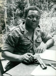 Una foto d'epoca di Henriques Tiago Nzita