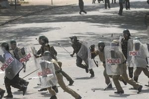 poliziotti etiopi