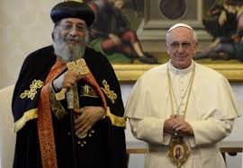Papa Francesco e il Patriarca Tawadros II