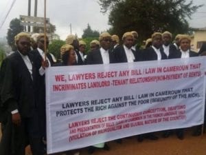 protesta dei legali anglofoni in camerun