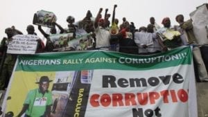 Manifestazione anti corruzione in Nigeria