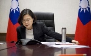 Il Presidente di Taiwans Tsai Ing wen