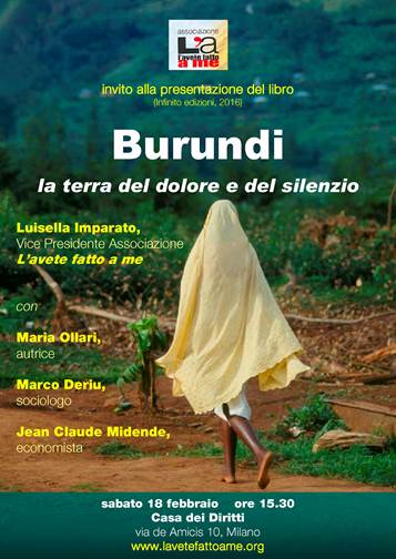 Burundi, la terra del dolore e del silenzio