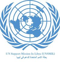 Il logo di Unsmil, la missione Onu in Libia