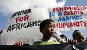 Manifestazione antixenofoba in sudafrica