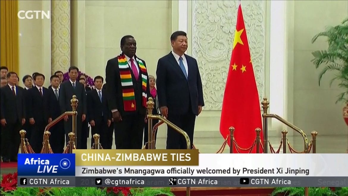 mnangagwa in cina