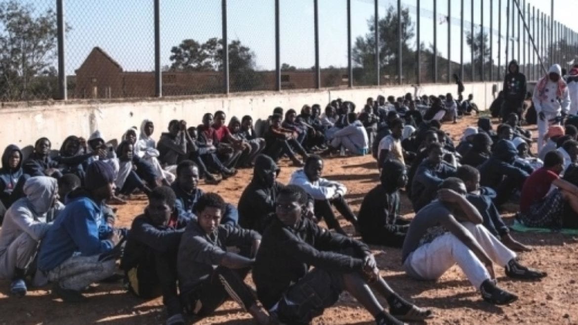 libia, centro migranti