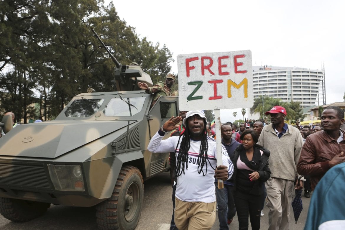 manifestazioni in zimbabwe