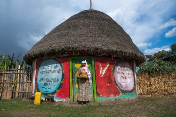 Etiopia: le colorate case degli Halaba