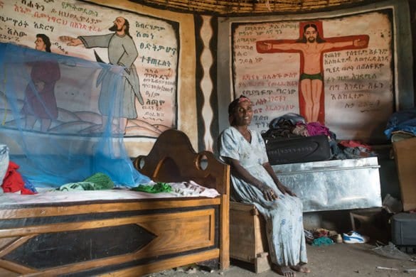 Etiopia: le colorate case degli Halaba Etiopia: le colorate case degli Halaba