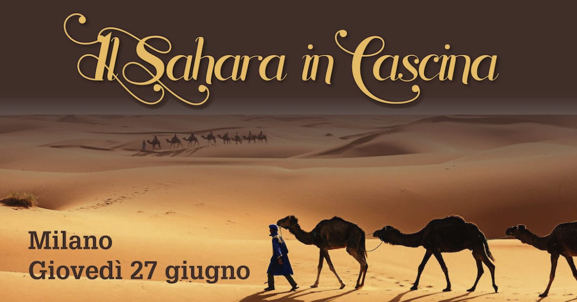 Banner serata Sahara a Milano