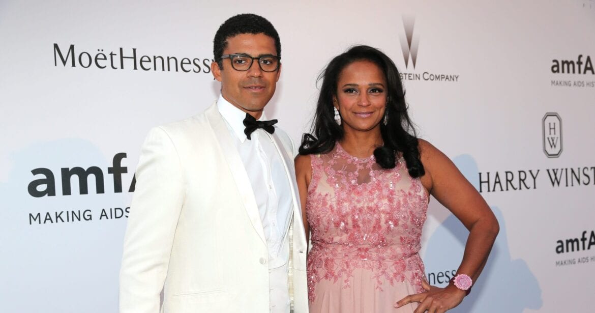 Isabel dos Santos e marito