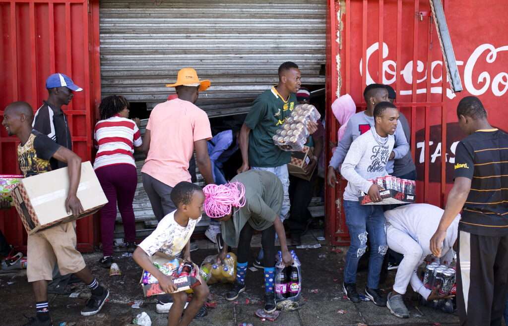 sudafrica saccheggi