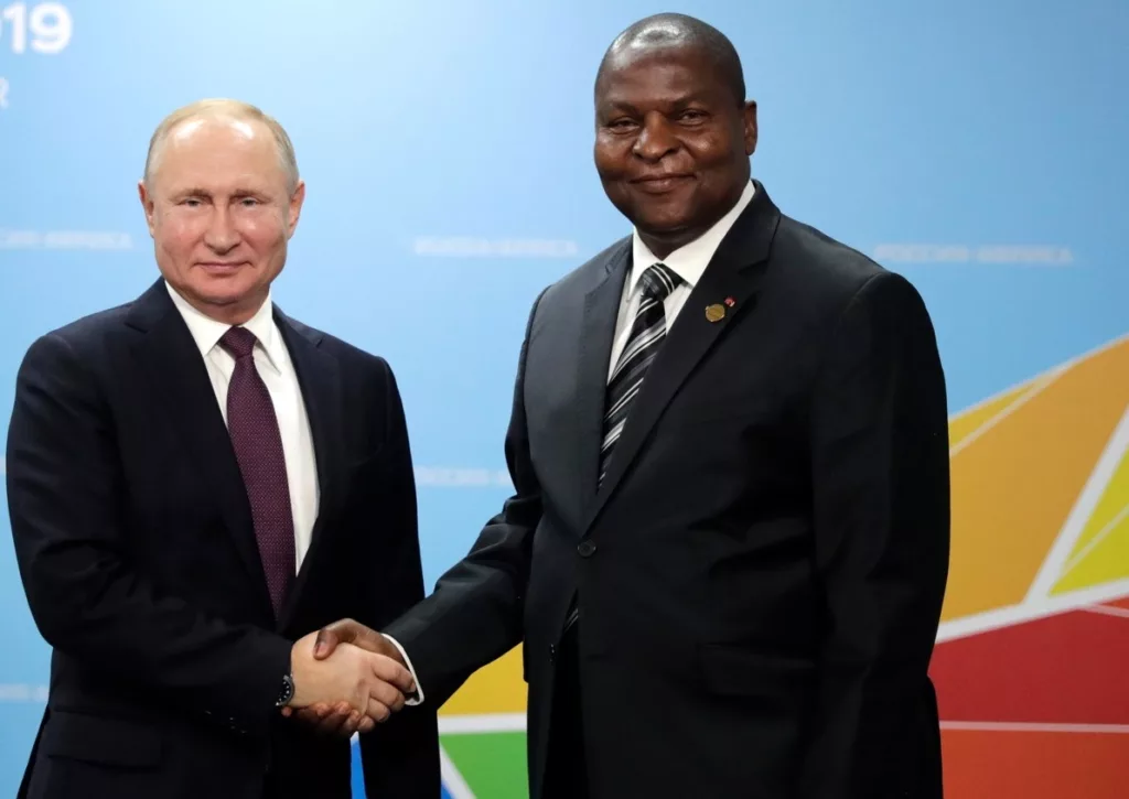 russia centrafrica