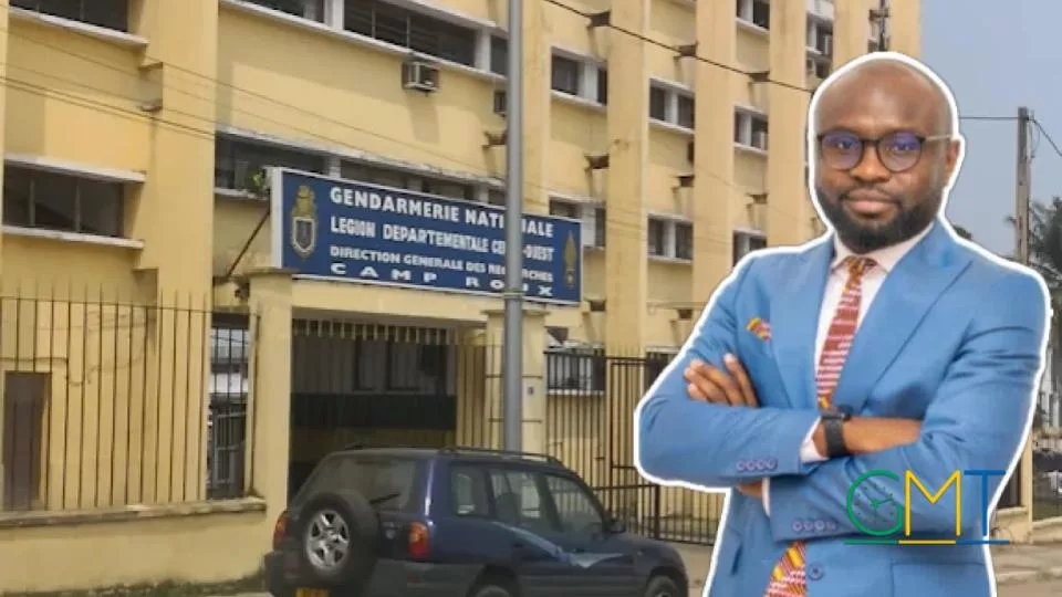 La direzione generale delle ricerche con il direttore editoriale di Gabon Media Time Harold LeckatIgassela © GMT