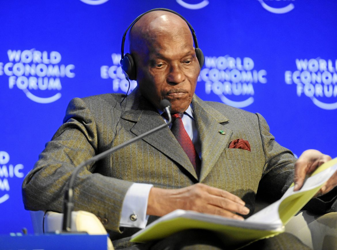 Abdoulaye Wade al Wef nel 2009