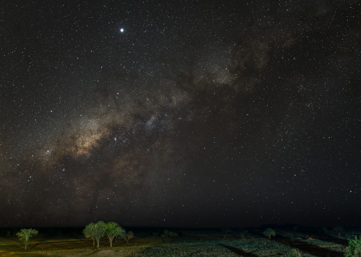 Cielo stellato africano