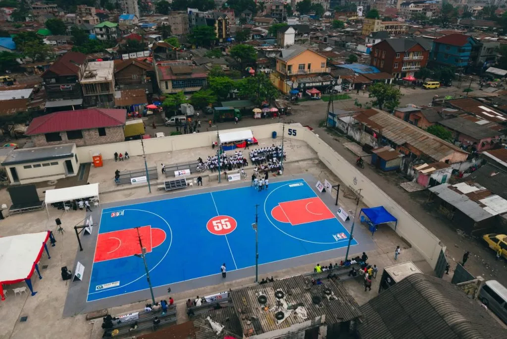 Campo basket Kinshasa Mutombo