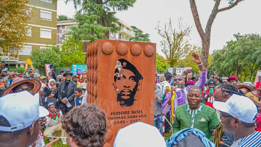 Monumento a Sankara a Roma